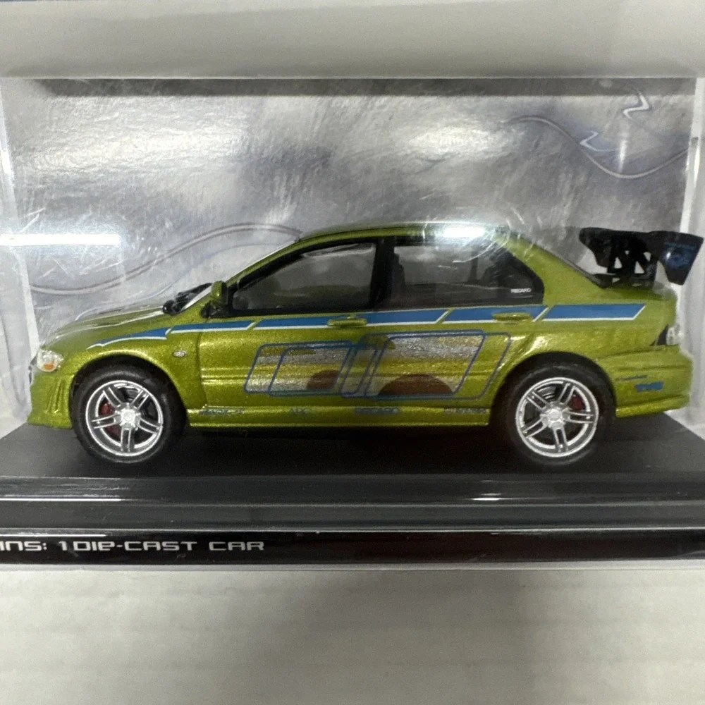 Fast And Furious 2 Mitsubishi Lancer‎ Evolution Green Diecast 1:43 Scale